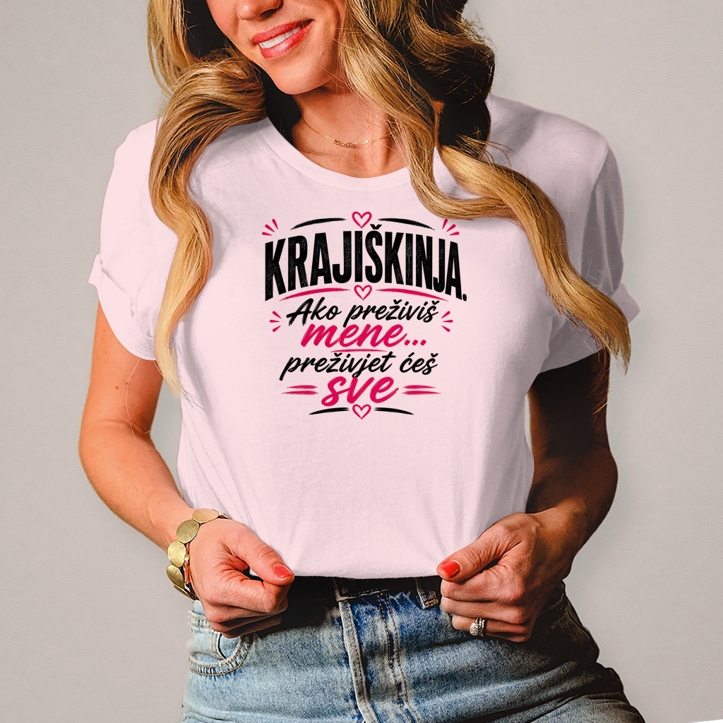 Damen T-Shirt Prezivjet ces sve