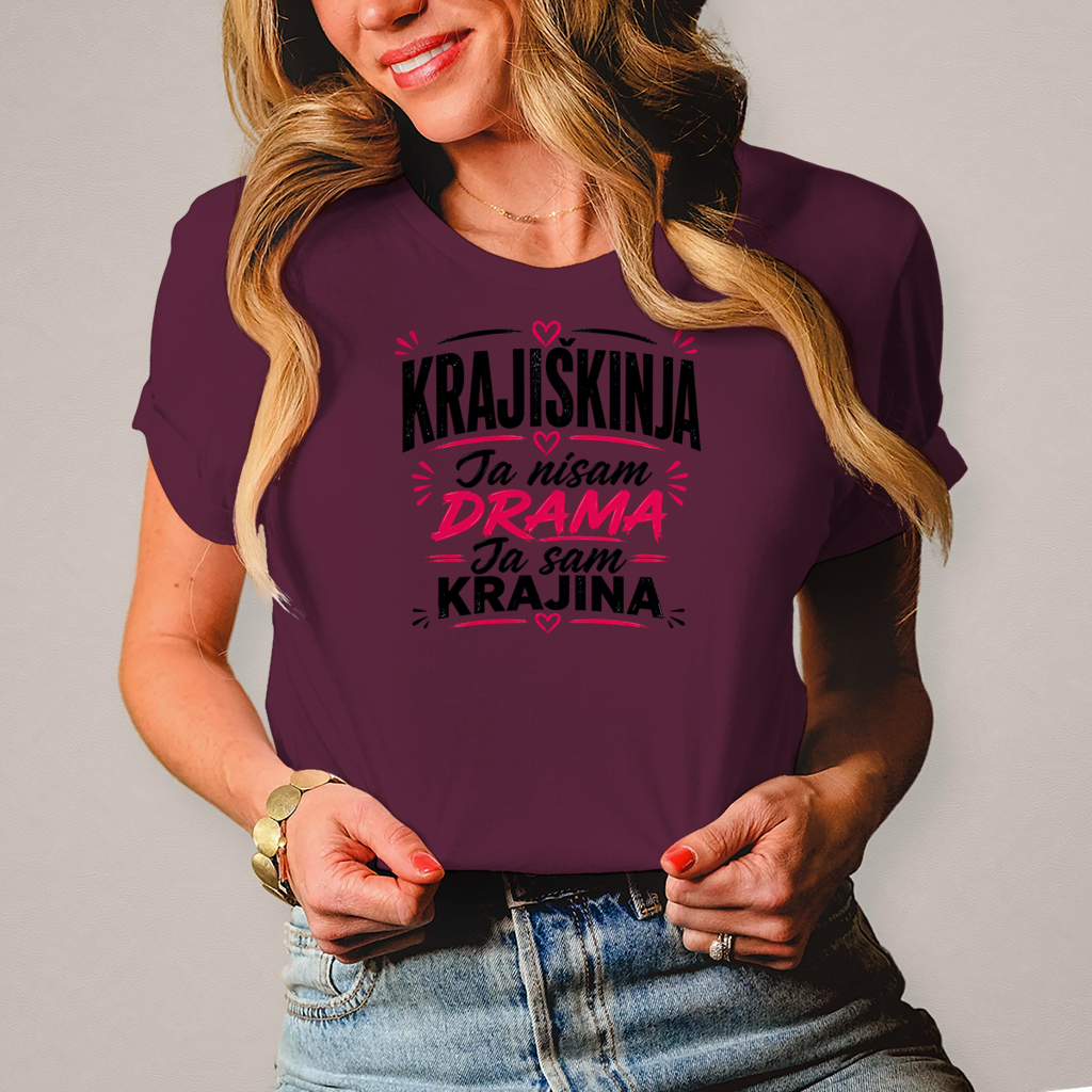 Damen T-Shirt Ja sam KRAJINA