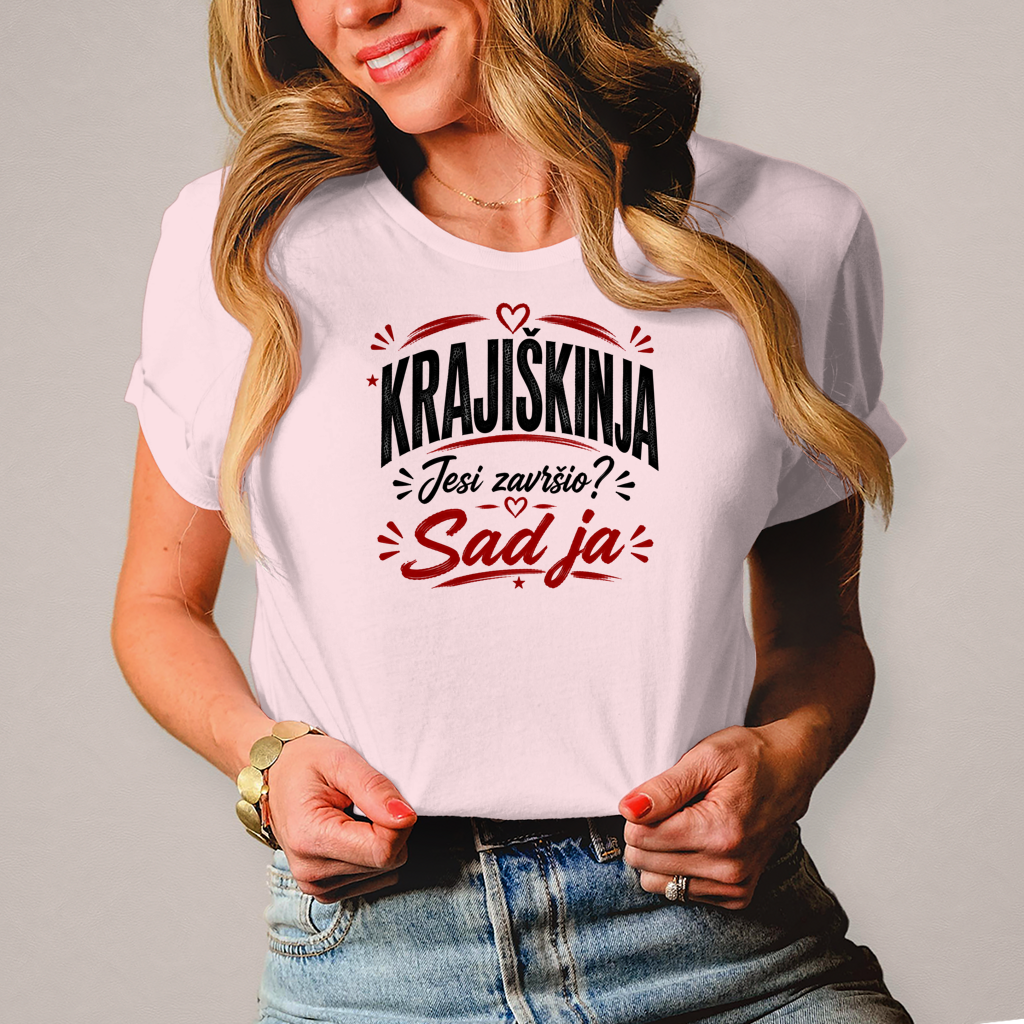 Damen T-Shirt Sad ja