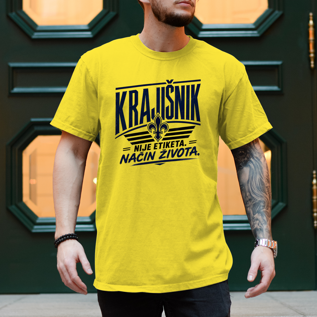 Herren T-Shirt Nije etiketa nacin zivota