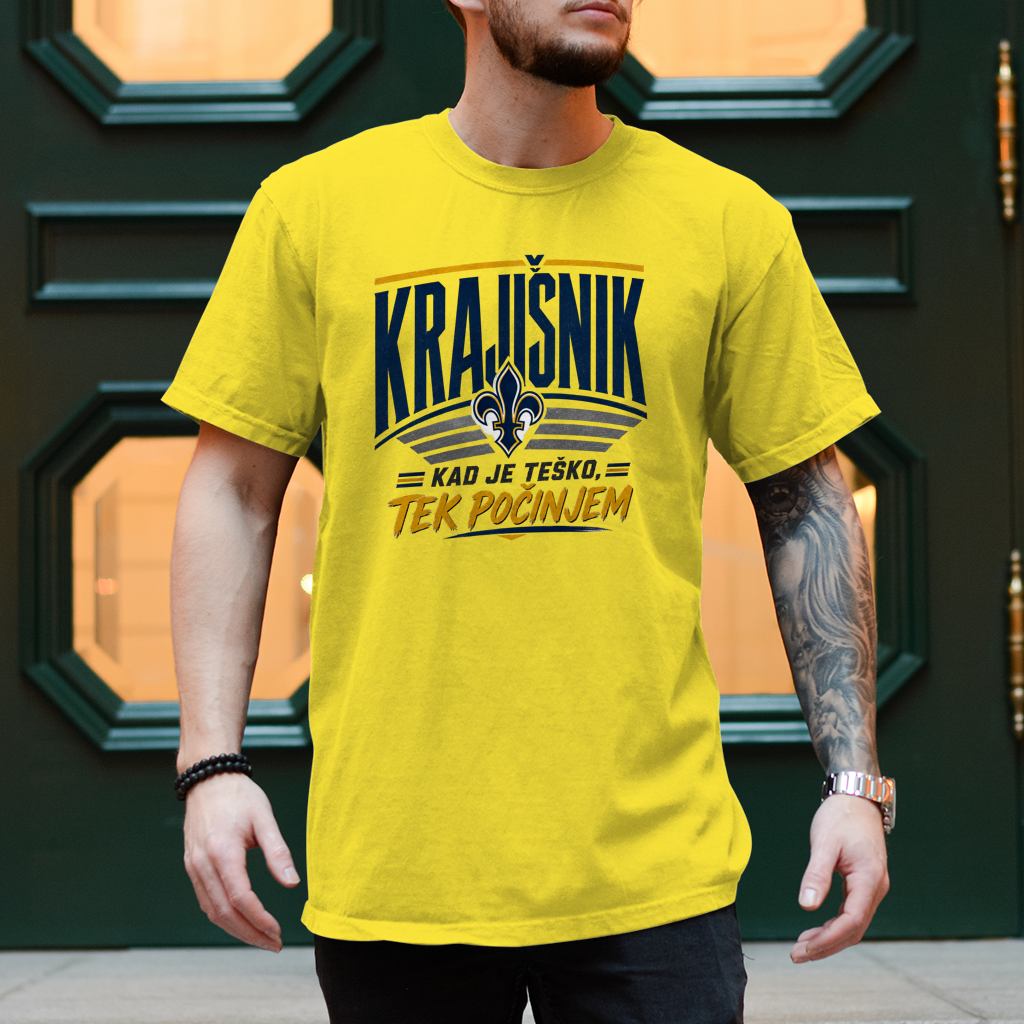Herren T-Shirt Kad je tesko tek pocinjem