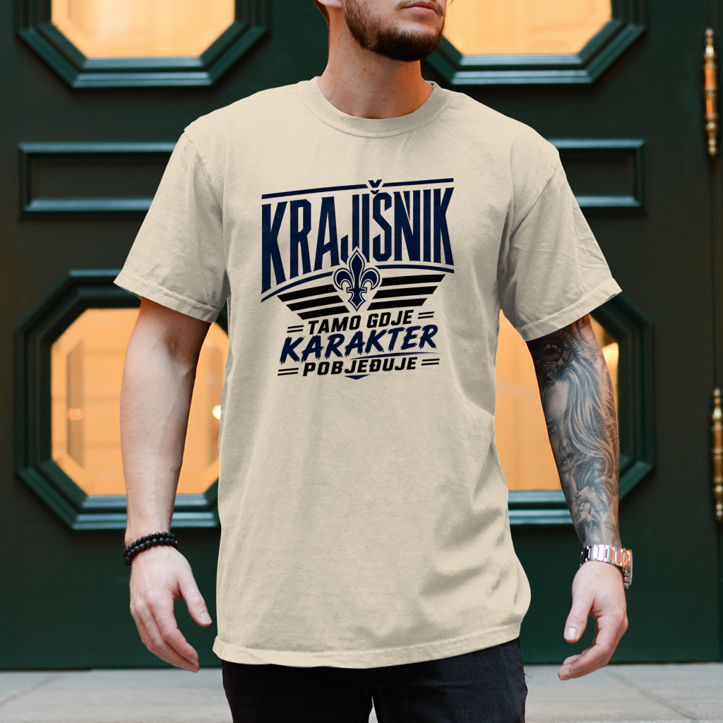 Herren T-Shirt Tamo gdje karakter pobjedjuje