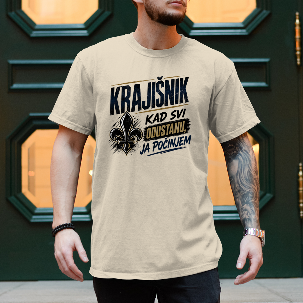 Herren T-Shirt Kad svi odustanu ja pocinjem