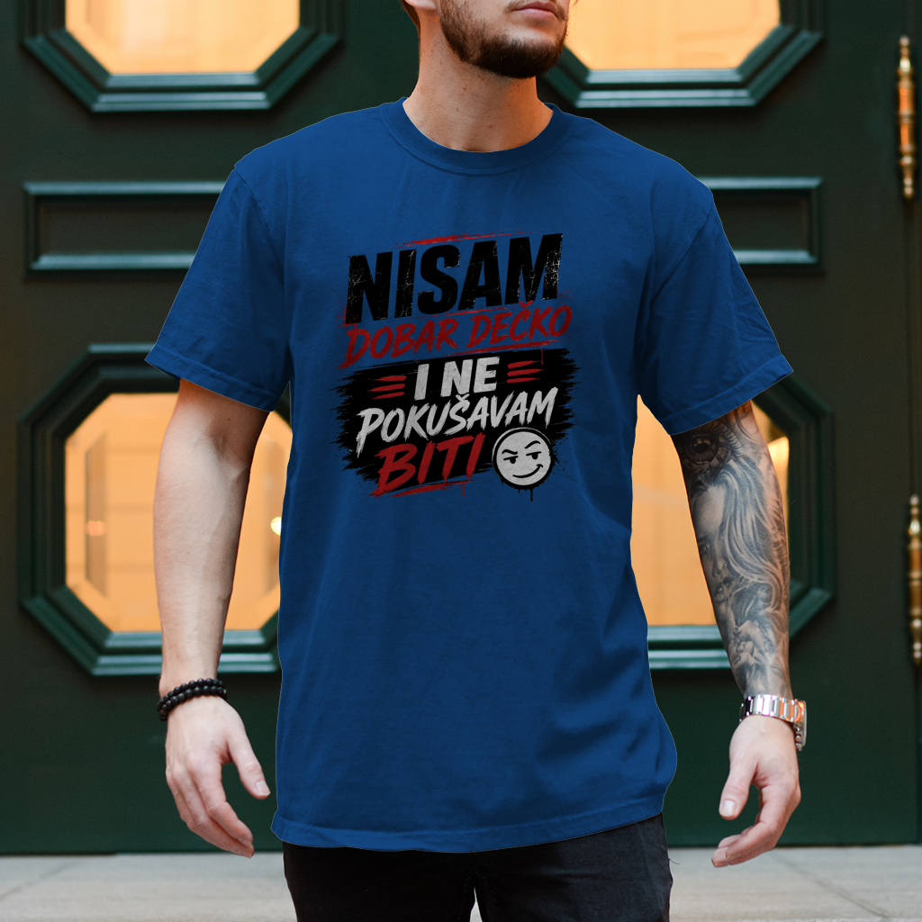 Herren T-Shirt Nisam dobar decko