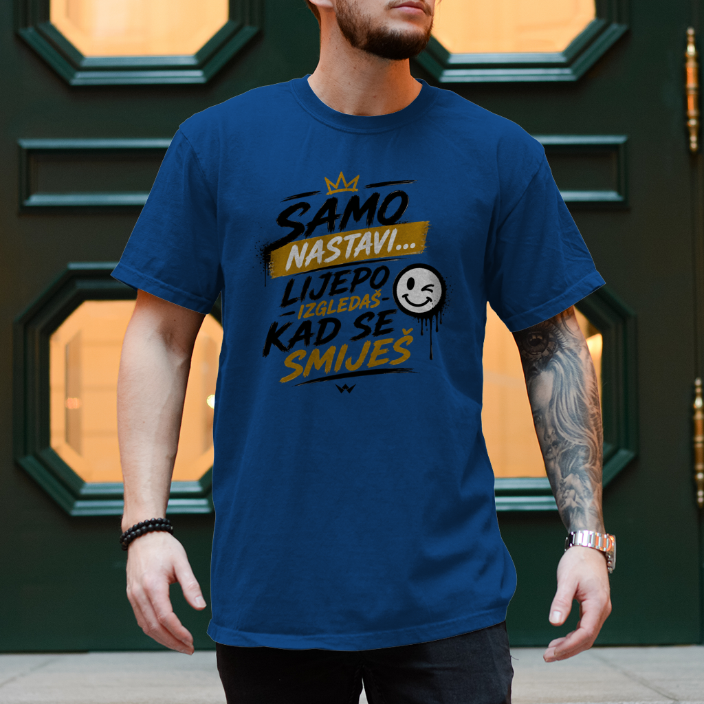 Herren T-Shirt Samo nastavi