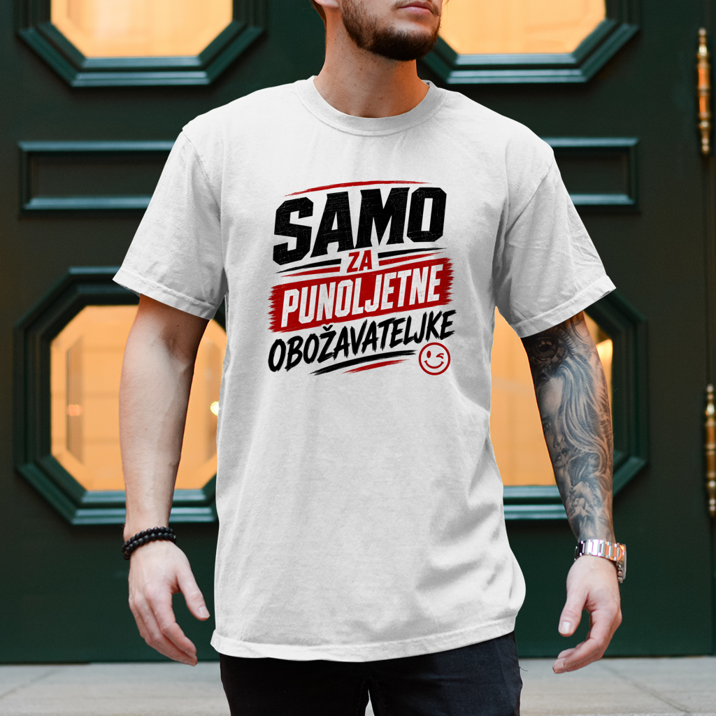 Herren T-Shirt Samo punoljetne