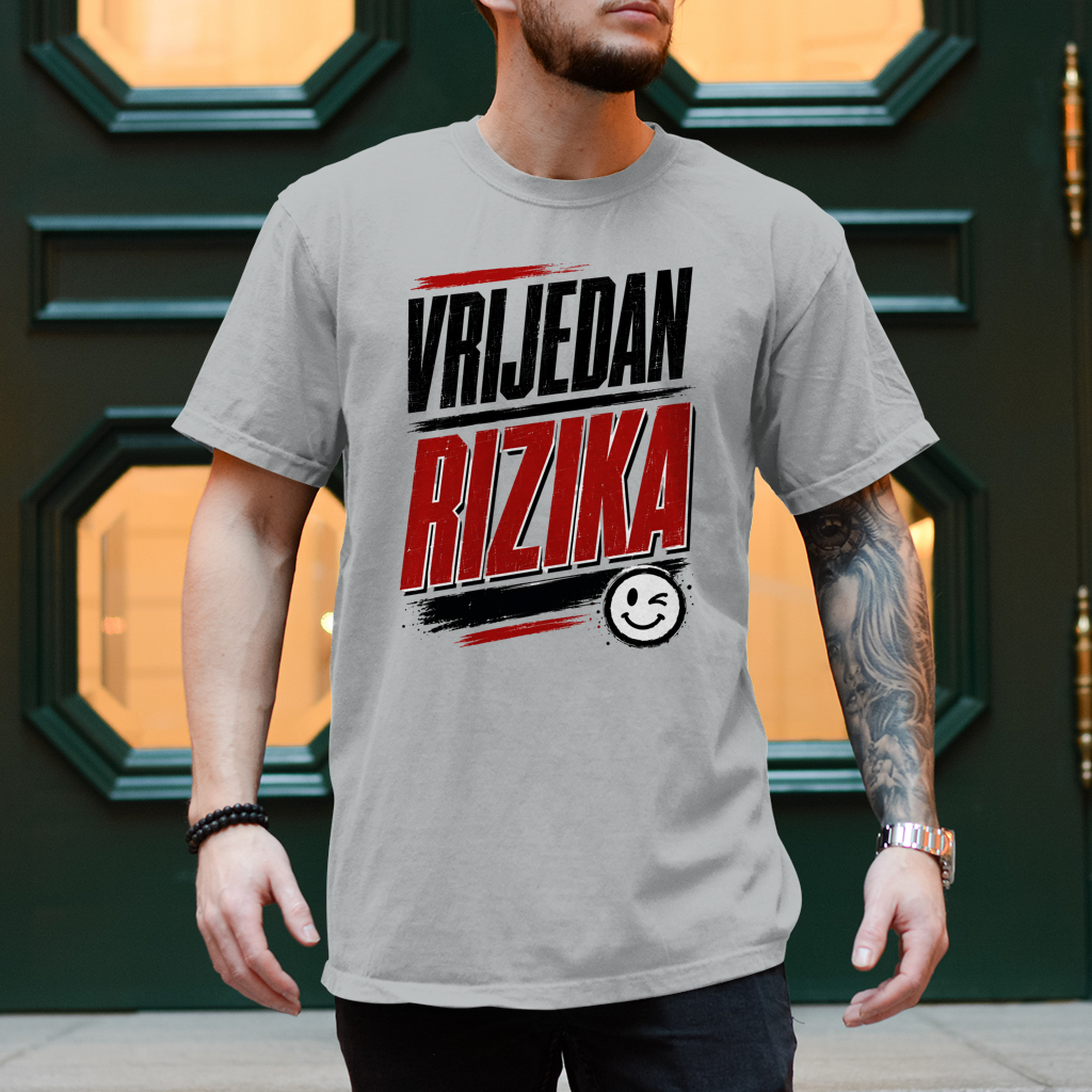 Herren T-Shirt Vrijedan rizika