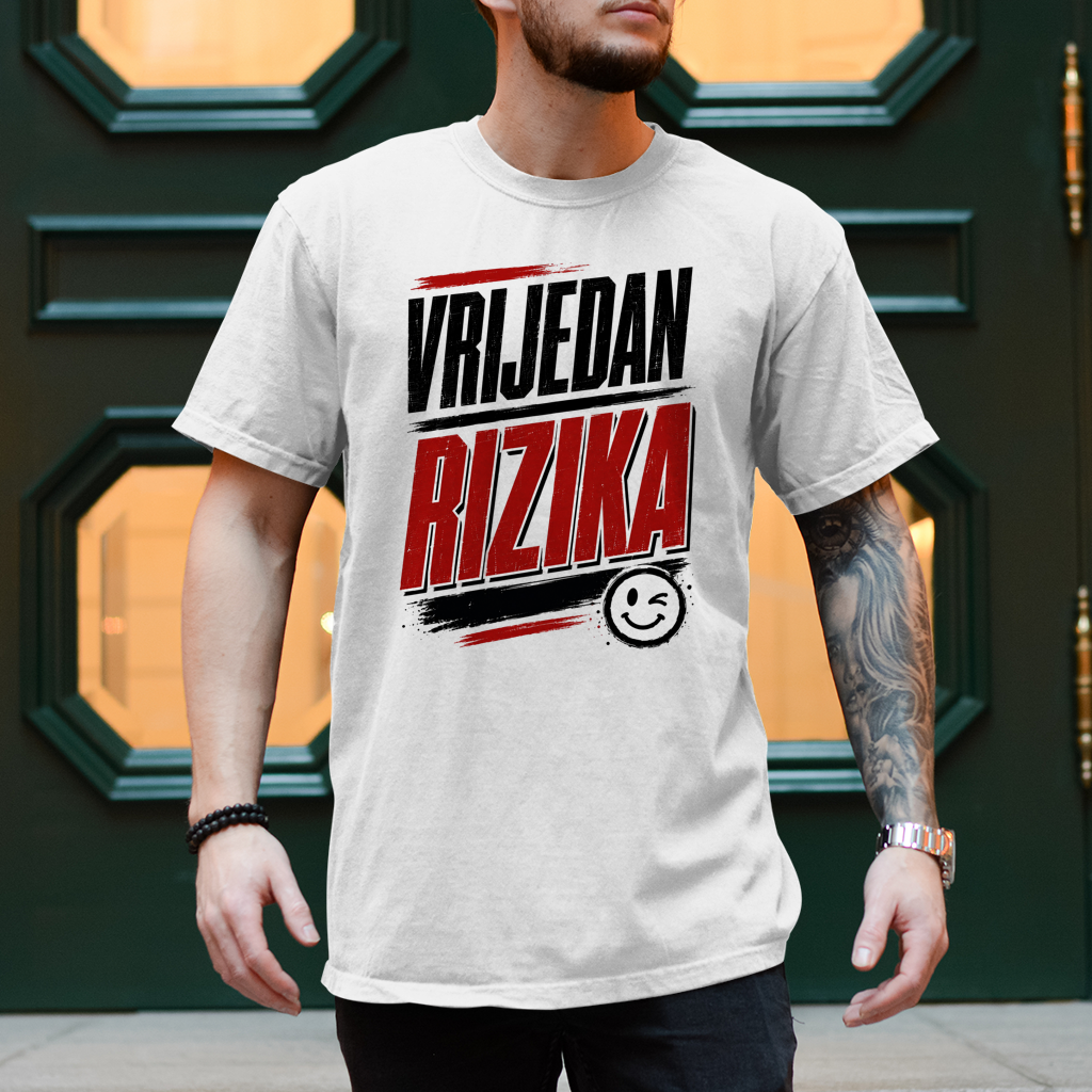 Herren T-Shirt Vrijedan rizika