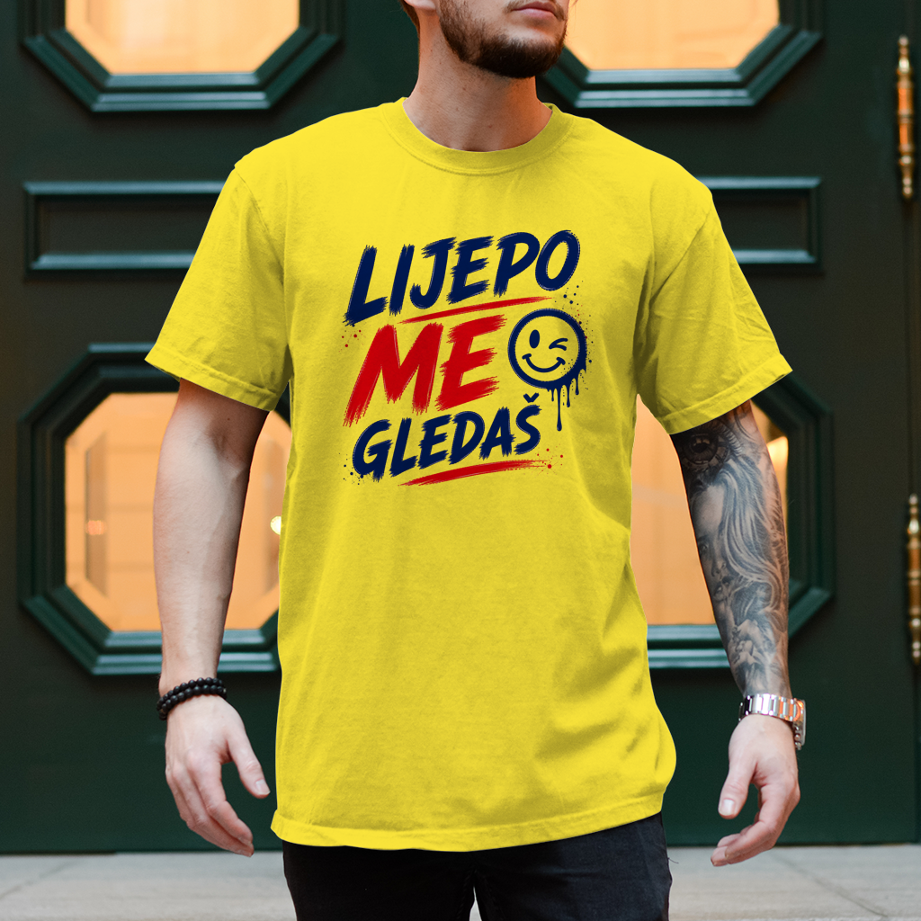 Herren T-Shirt Lijepo me gledas
