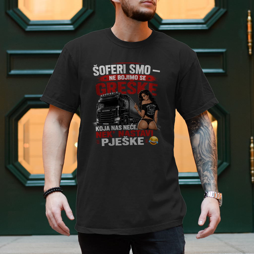 Herren T-Shirt Koja nece nek nastavi pjeske