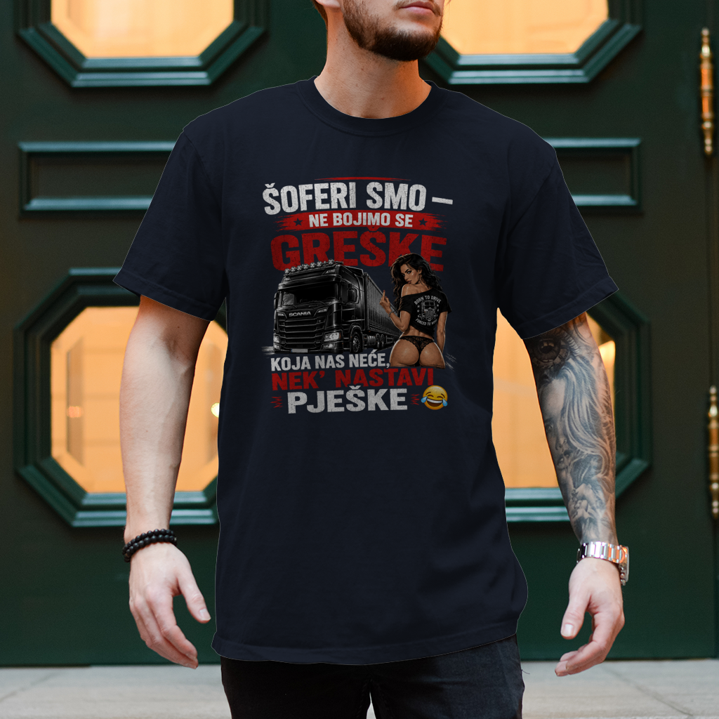 Herren T-Shirt Koja nece nek nastavi pjeske