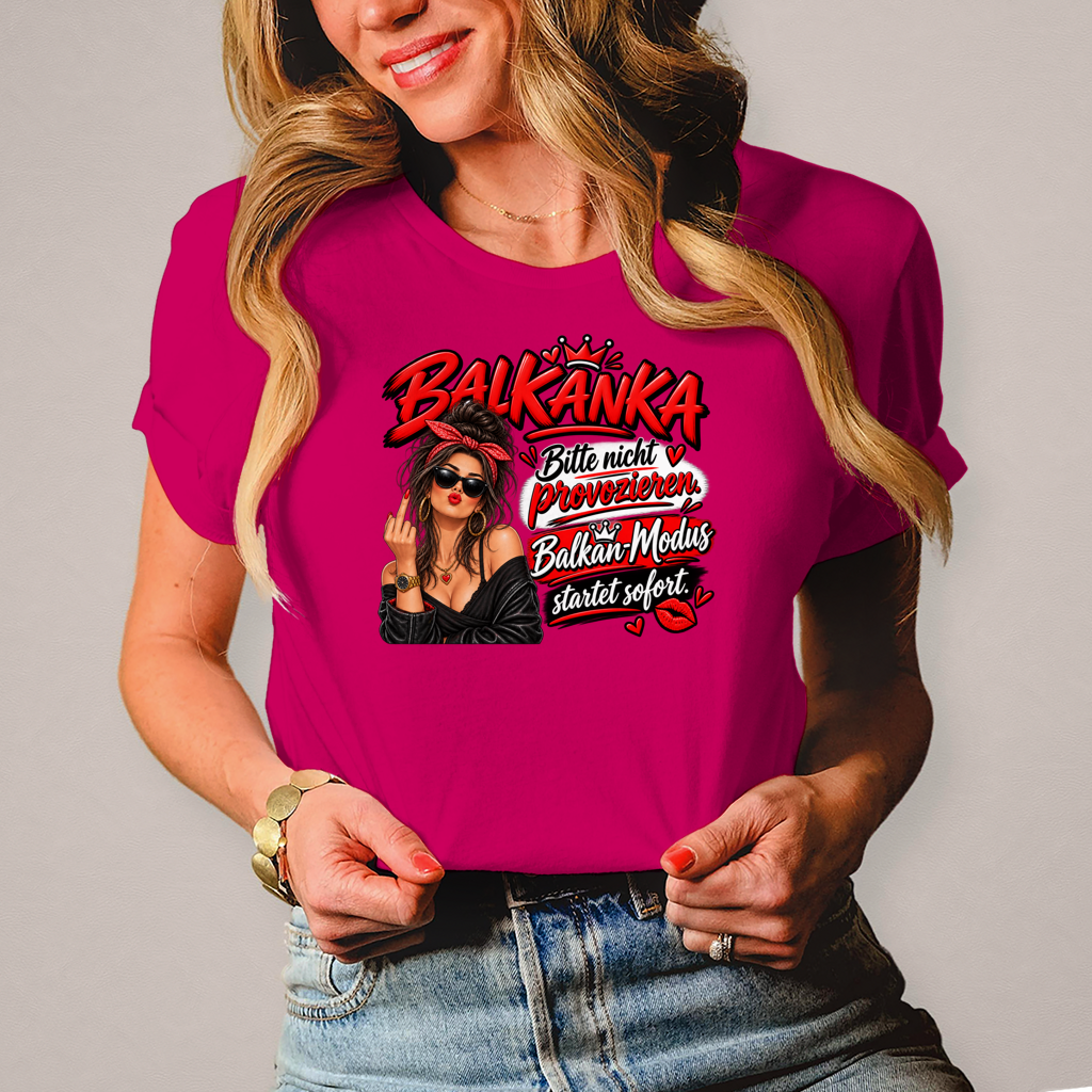 Damen T-Shirt Bitte nicht provozieren
