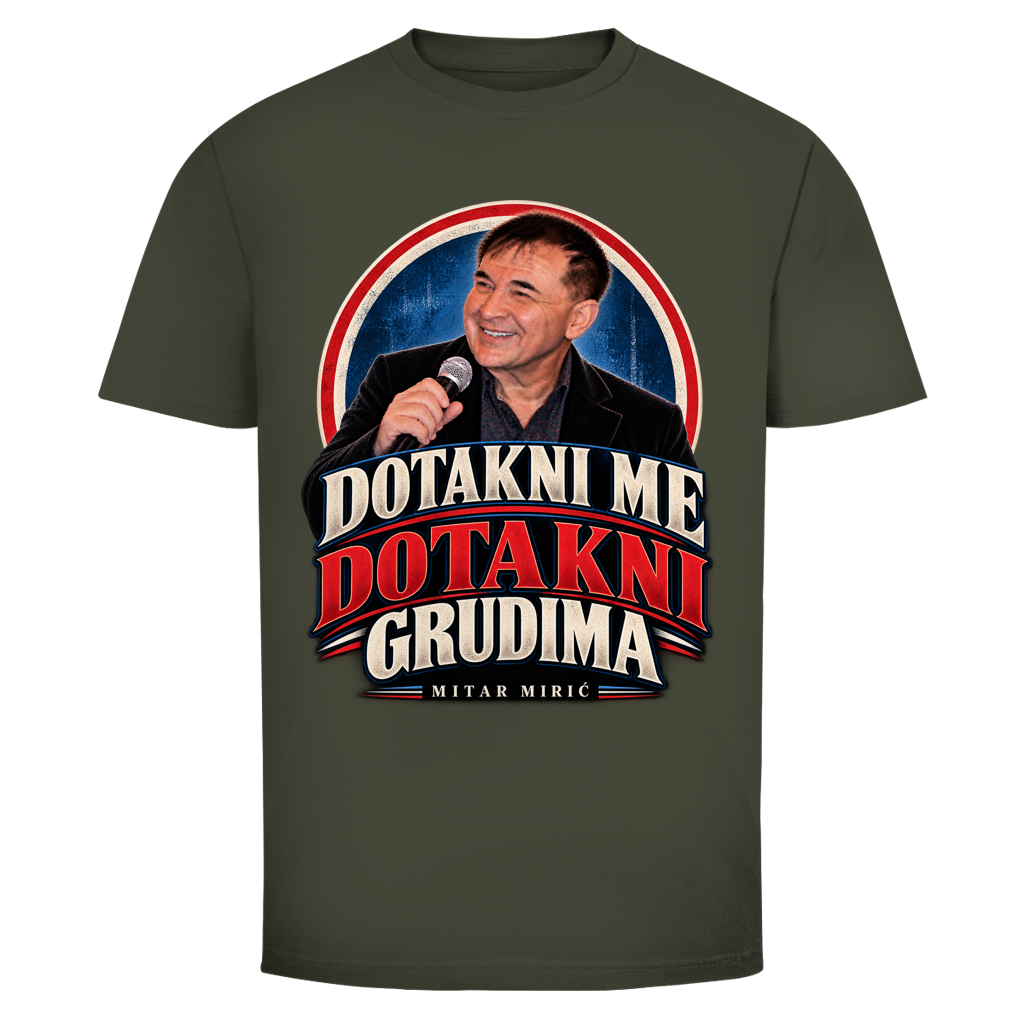 Herren T-Shirt Dotakni me Mitar Miric