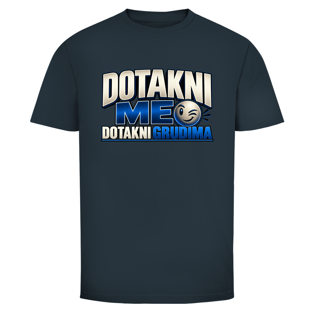 Herren T-Shirt  Mitar Mirić „Dotakni me“ | Balkan Kult Shirt Blau