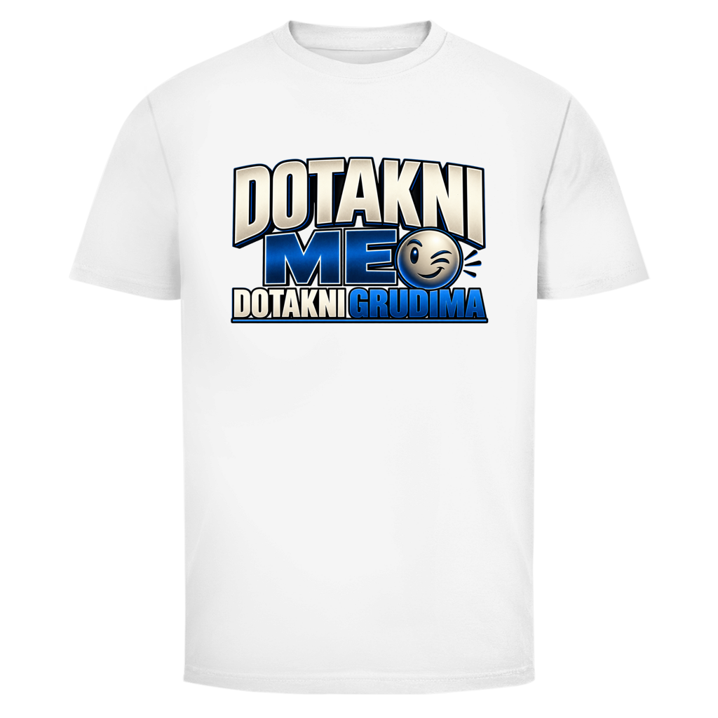 Herren T-Shirt  Mitar Mirić „Dotakni me“ | Balkan Kult Shirt Blau
