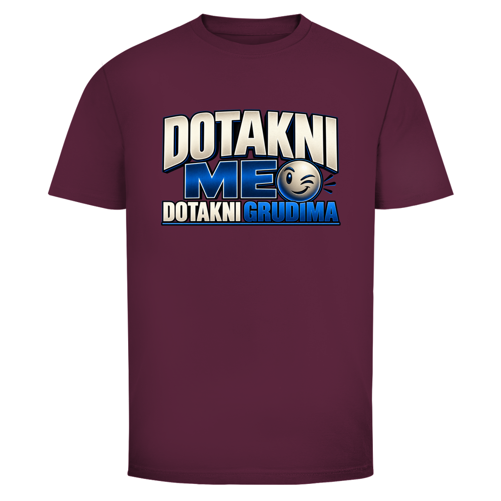 Herren T-Shirt  Mitar Mirić „Dotakni me“ | Balkan Kult Shirt Blau
