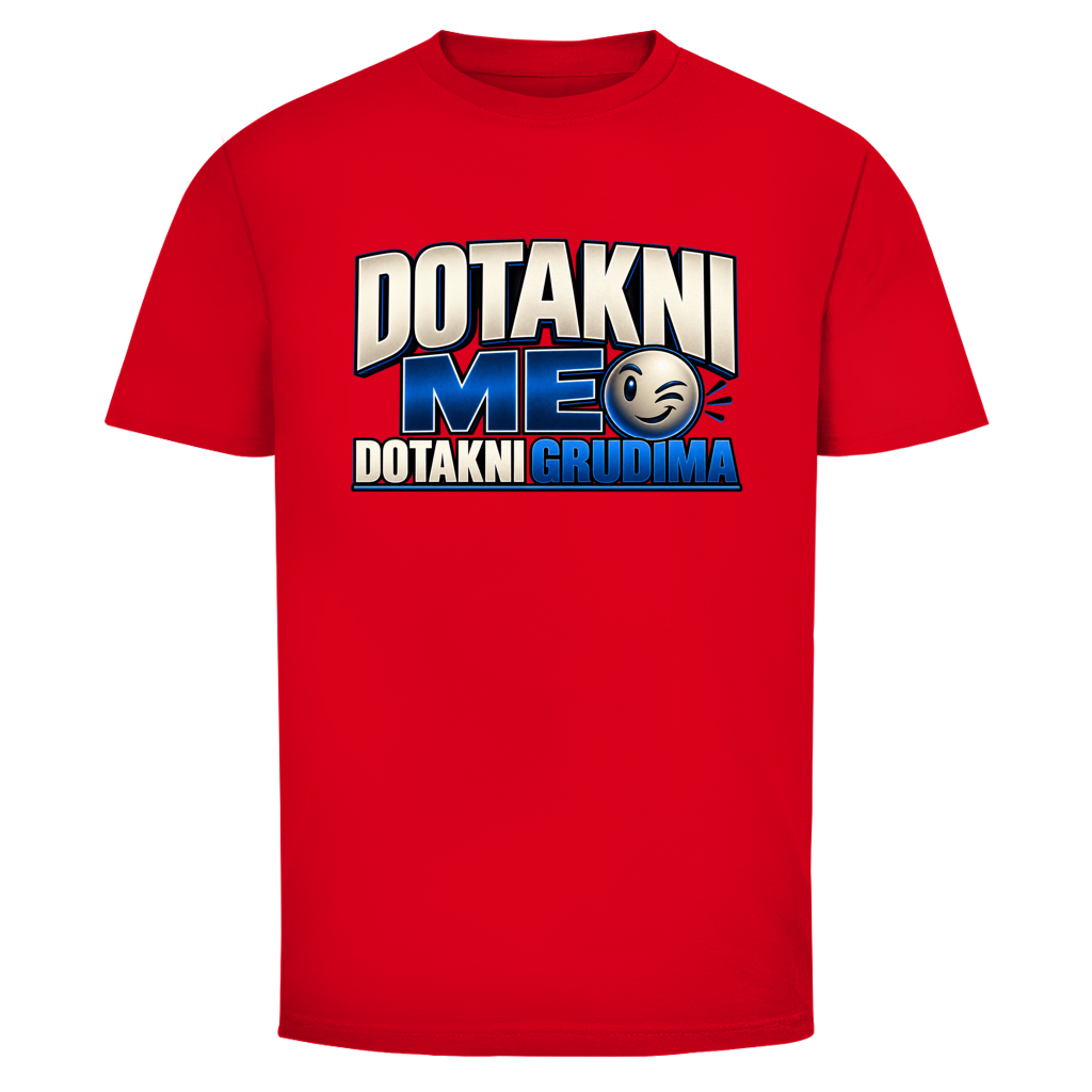 Herren T-Shirt  Mitar Mirić „Dotakni me“ | Balkan Kult Shirt Blau