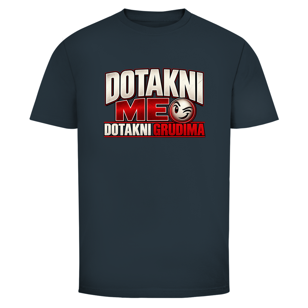 Herren T-Shirt  Mitar Mirić „Dotakni me“ | Balkan Kult Shirt Rot