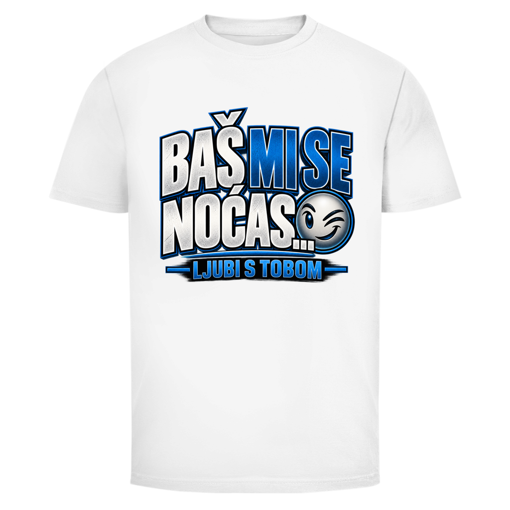 Herren T-Shirt  Mitar Mirić „Bas mi se nocas ljubi s tobom“ | Balkan Kult Shirt Rot
