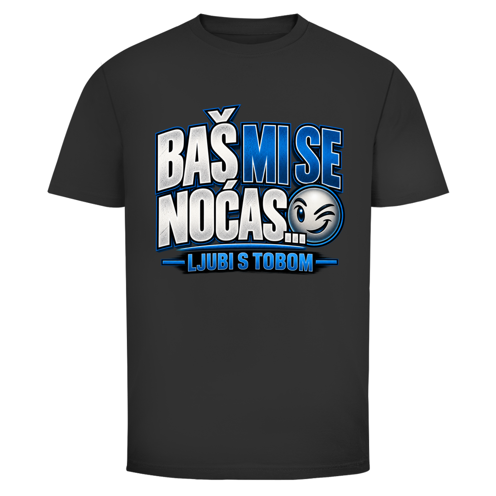 Herren T-Shirt  Mitar Mirić „Bas mi se nocas ljubi s tobom“ | Balkan Kult Shirt Rot