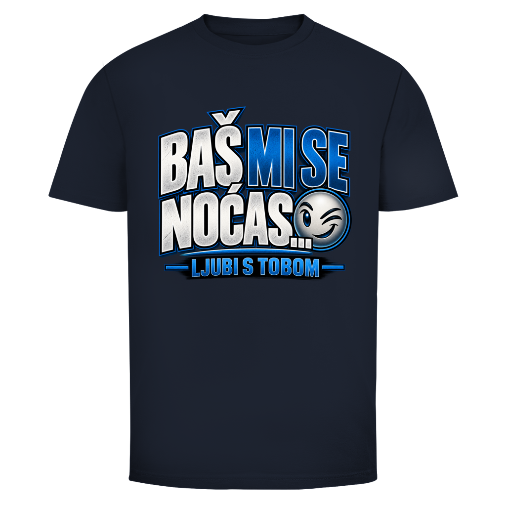 Herren T-Shirt  Mitar Mirić „Bas mi se nocas ljubi s tobom“ | Balkan Kult Shirt Rot