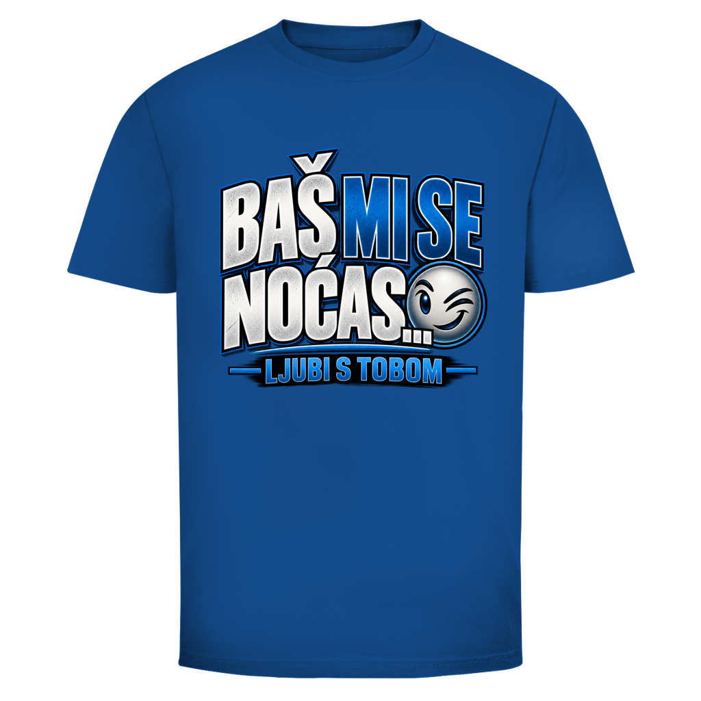 Herren T-Shirt  Mitar Mirić „Bas mi se nocas ljubi s tobom“ | Balkan Kult Shirt Rot
