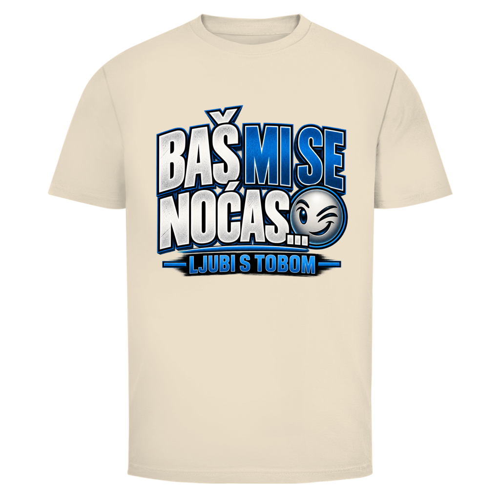 Herren T-Shirt  Mitar Mirić „Bas mi se nocas ljubi s tobom“ | Balkan Kult Shirt Rot