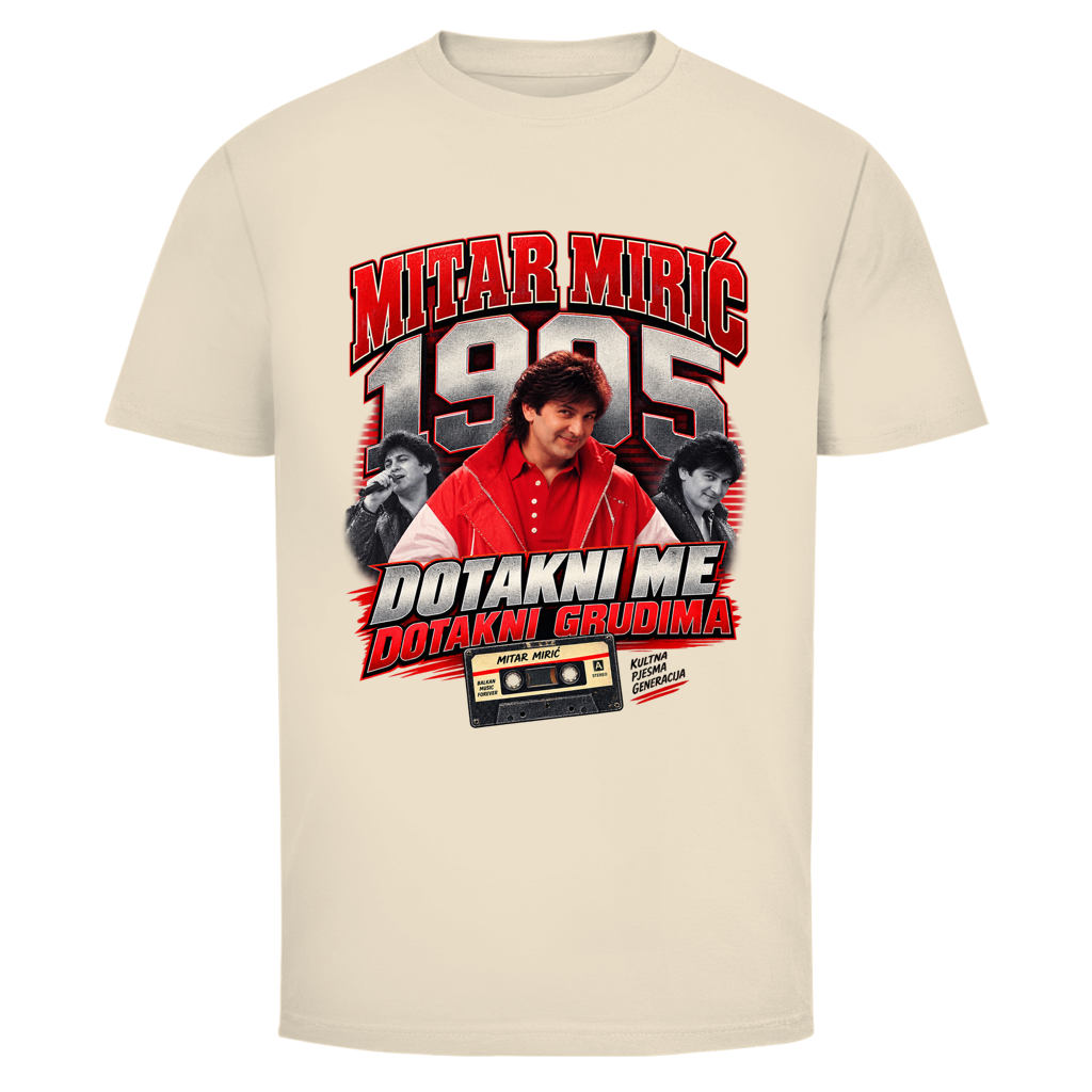 Muška majica Mitar Mirić „Dotakni me“ 1995 | Balkan Kult majica crvena