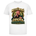 Herren T-Shirt  Mitar Mirić „Covjek cudesne moci“ | Balkan Kult Shirt Rot