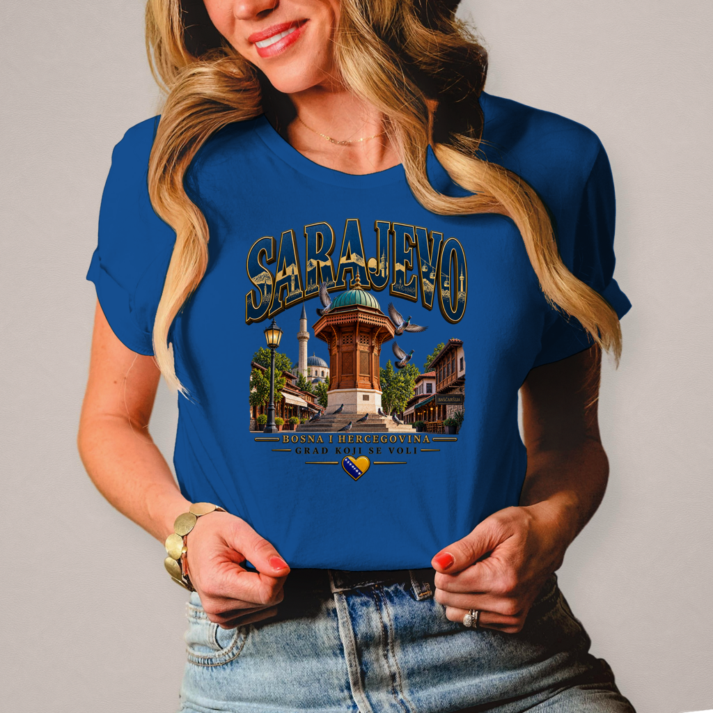 Sarajevo Damen T-Shirt – Grad koji se voli | Bosnien Heimat Shirt
