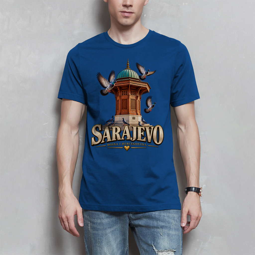 Muška majica Sarajevo | Majica Bosna domovina