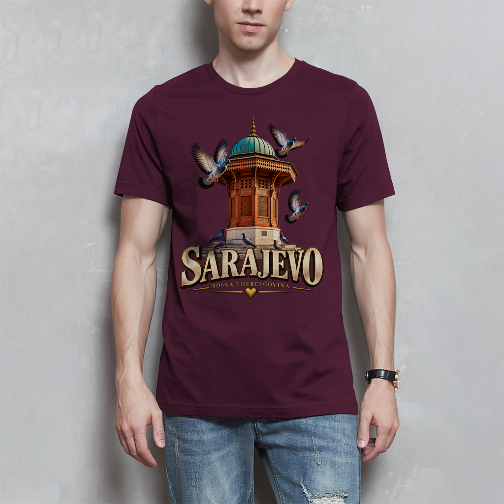 Muška majica Sarajevo | Majica Bosna domovina