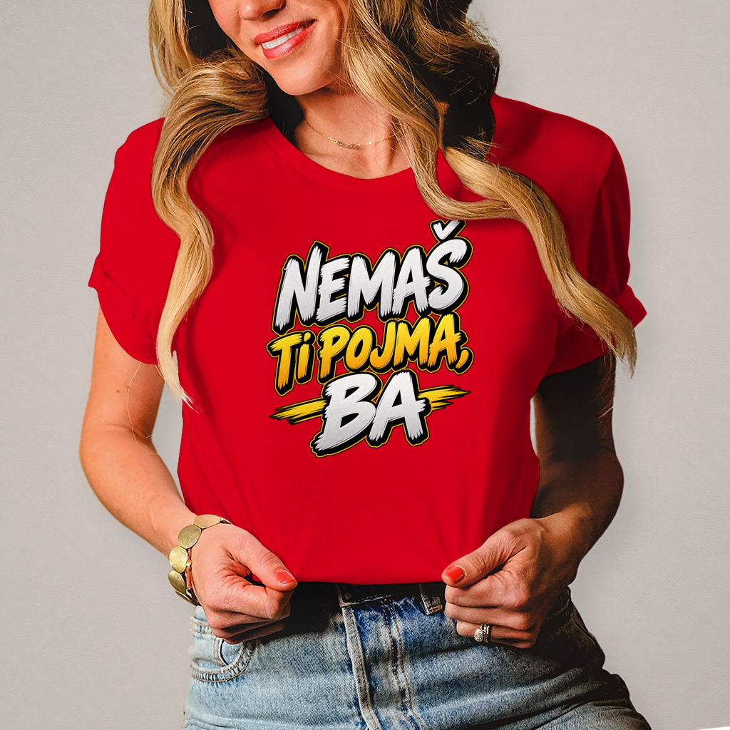 Damen T-Shirt Nemas ti pojma ba