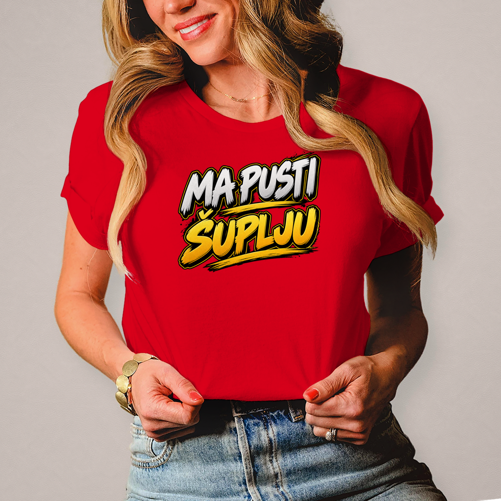 Ženska majica Ma pusti šuplju