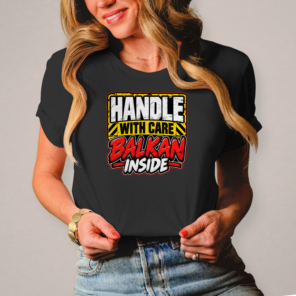 Damen T-Shirt Balkan inside