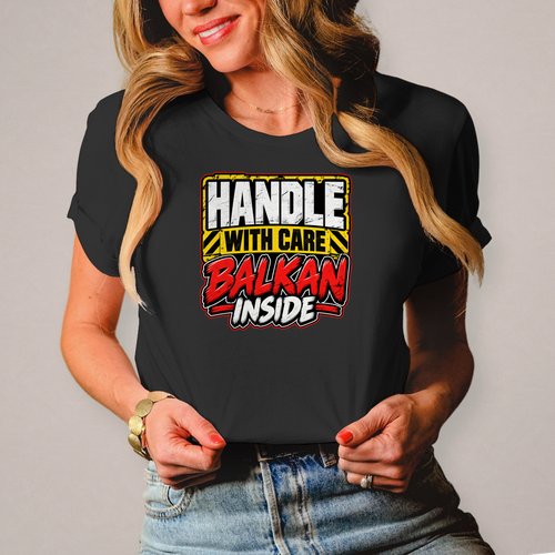 Damen T-Shirt Balkan inside