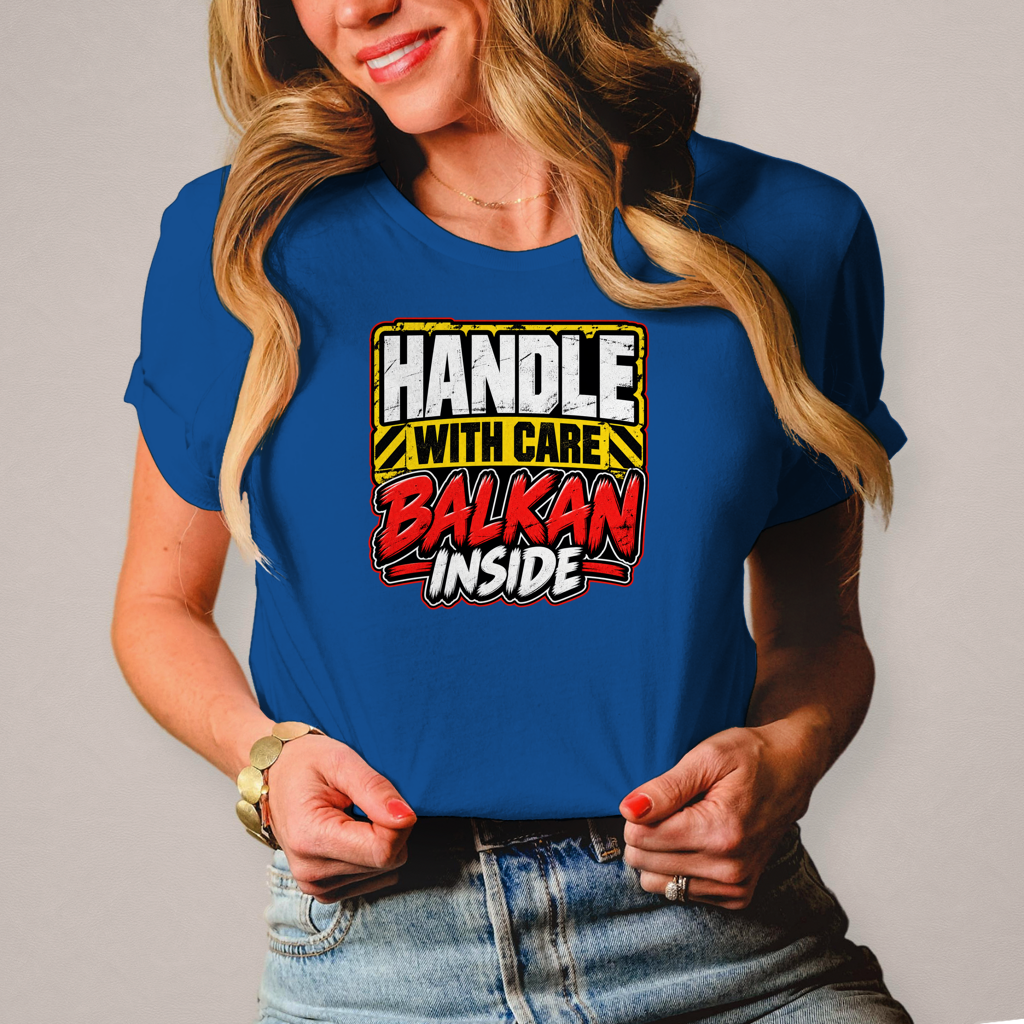 Damen T-Shirt Balkan inside