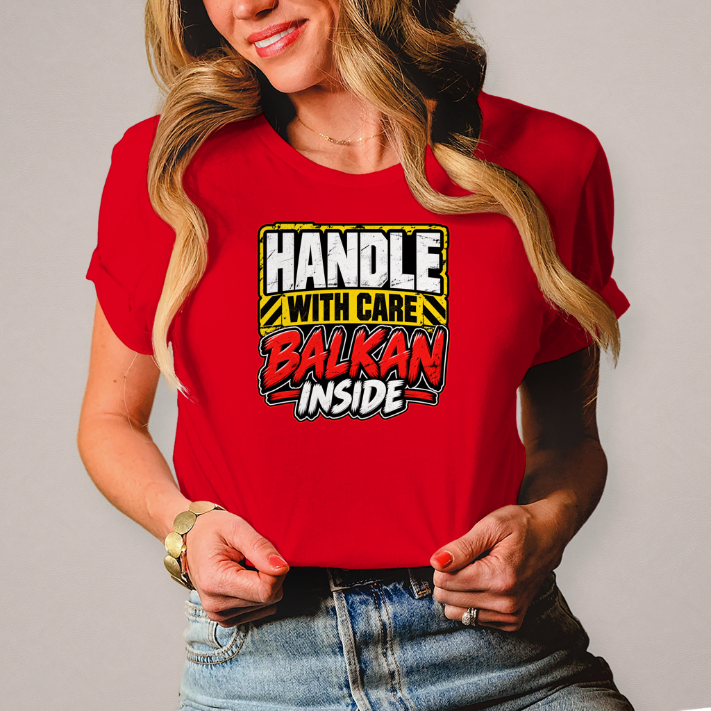 Damen T-Shirt Balkan inside