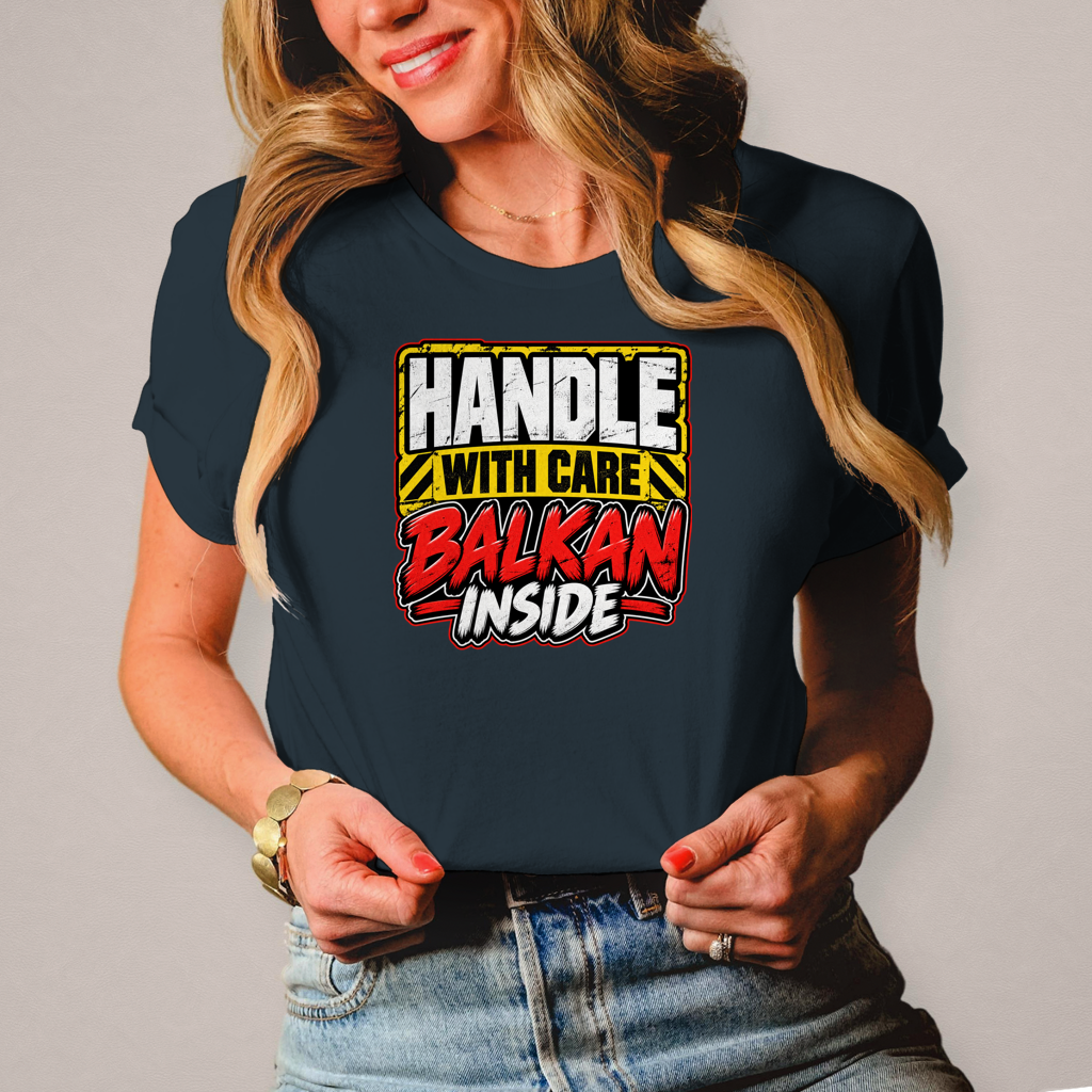 Damen T-Shirt Balkan inside