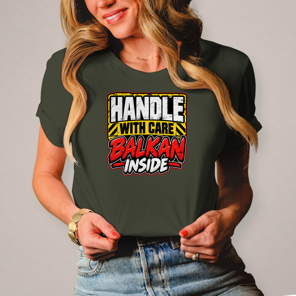 Damen T-Shirt Balkan inside