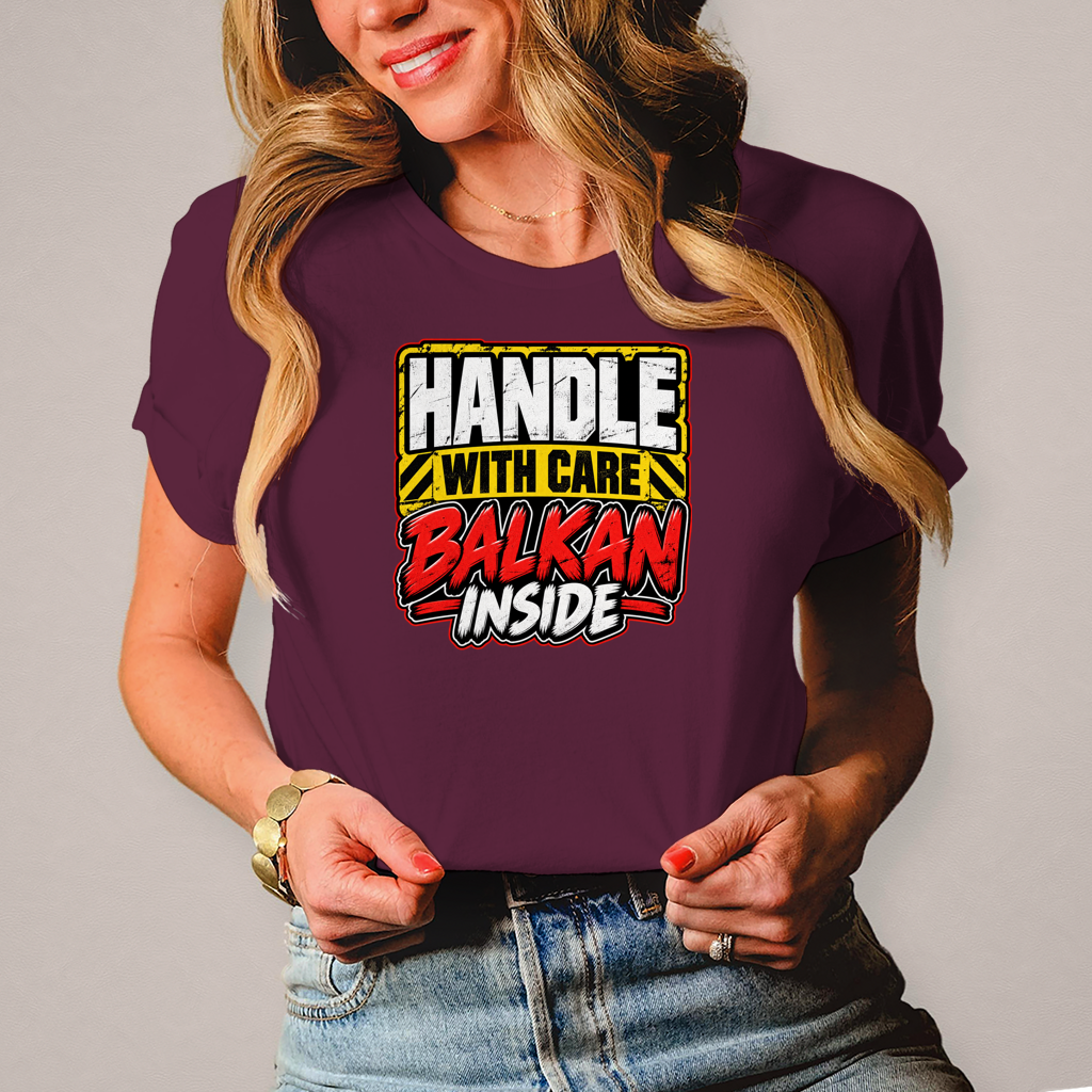 Damen T-Shirt Balkan inside