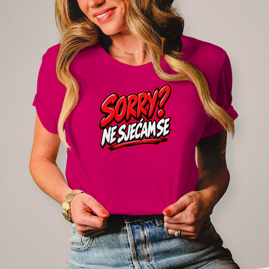 Ženska majica Ne sjećam se