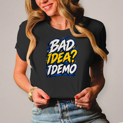 Damen T-Shirt Bad idea idemo