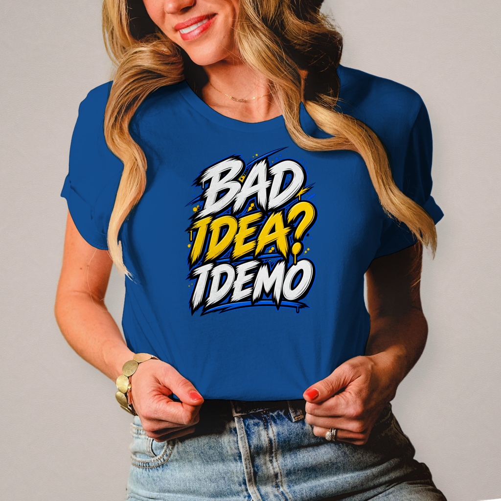 Damen T-Shirt Bad idea idemo