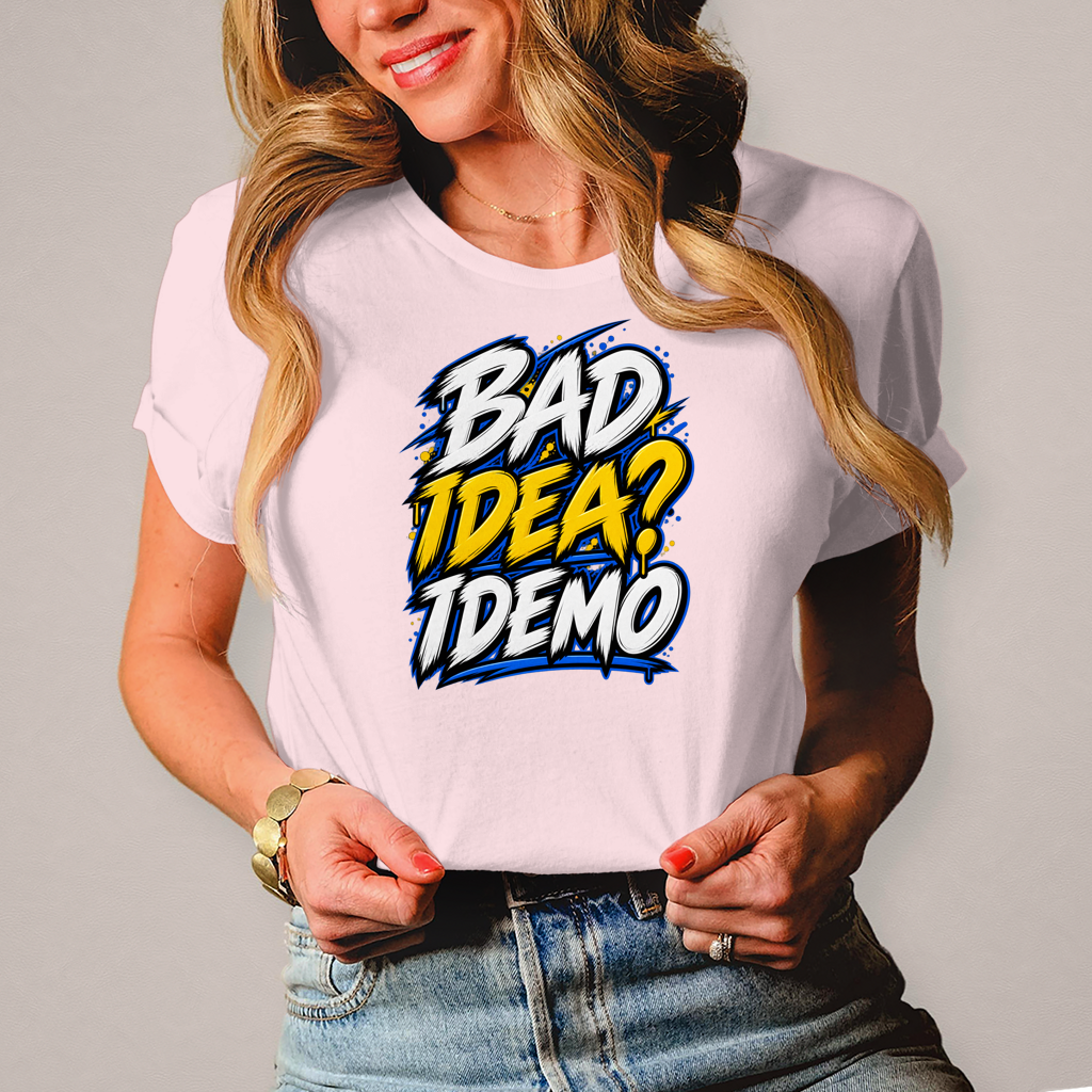 Damen T-Shirt Bad idea idemo