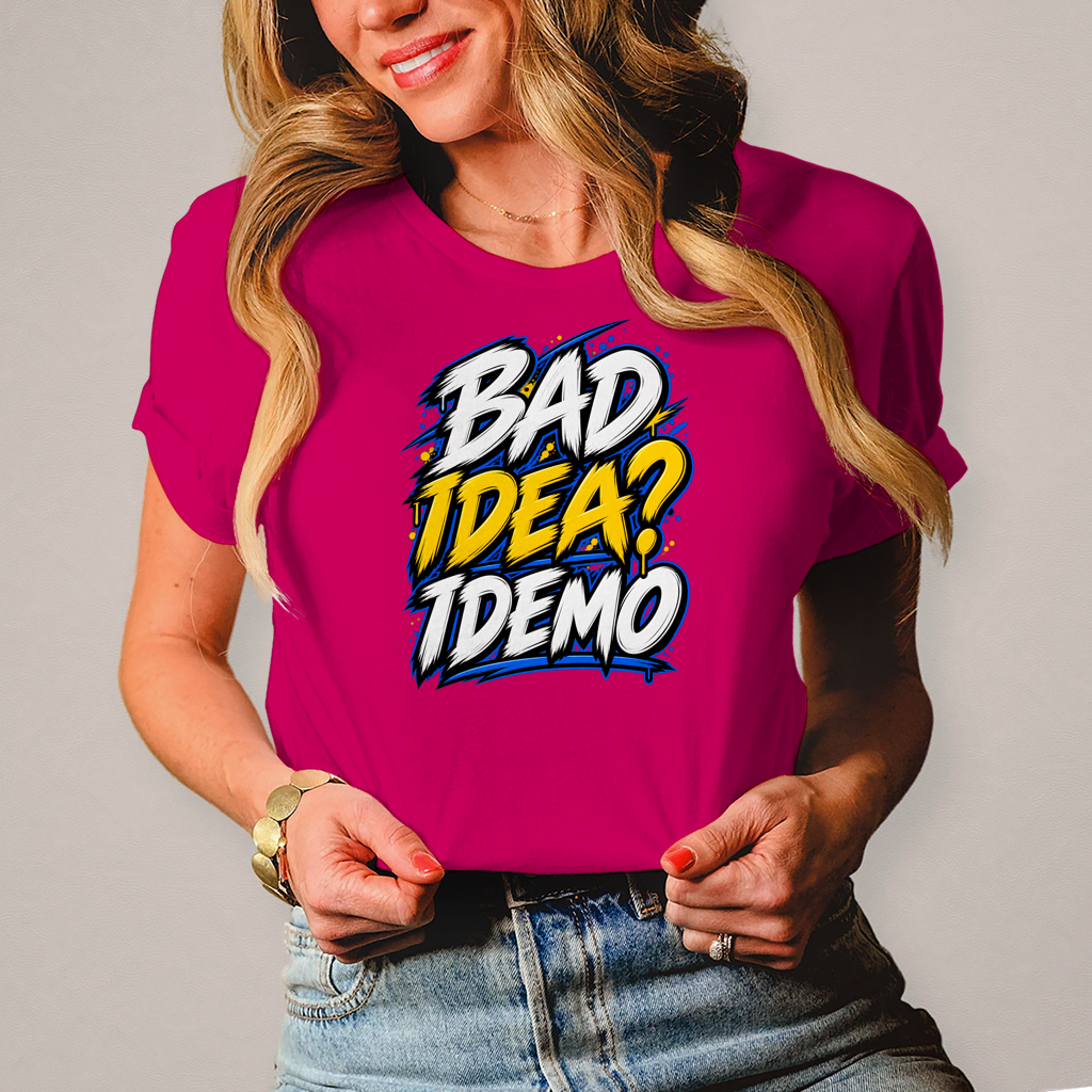 Damen T-Shirt Bad idea idemo
