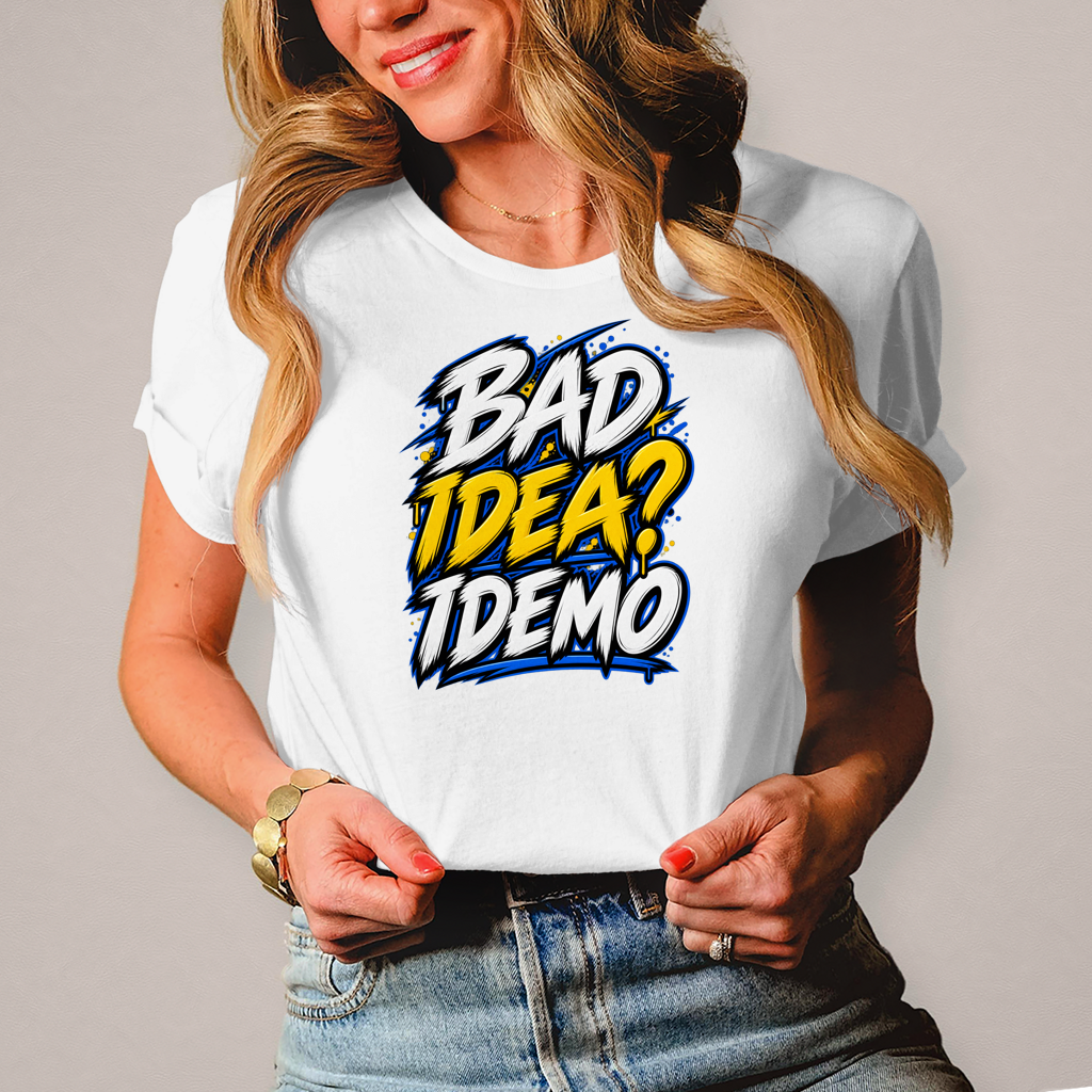 Damen T-Shirt Bad idea idemo