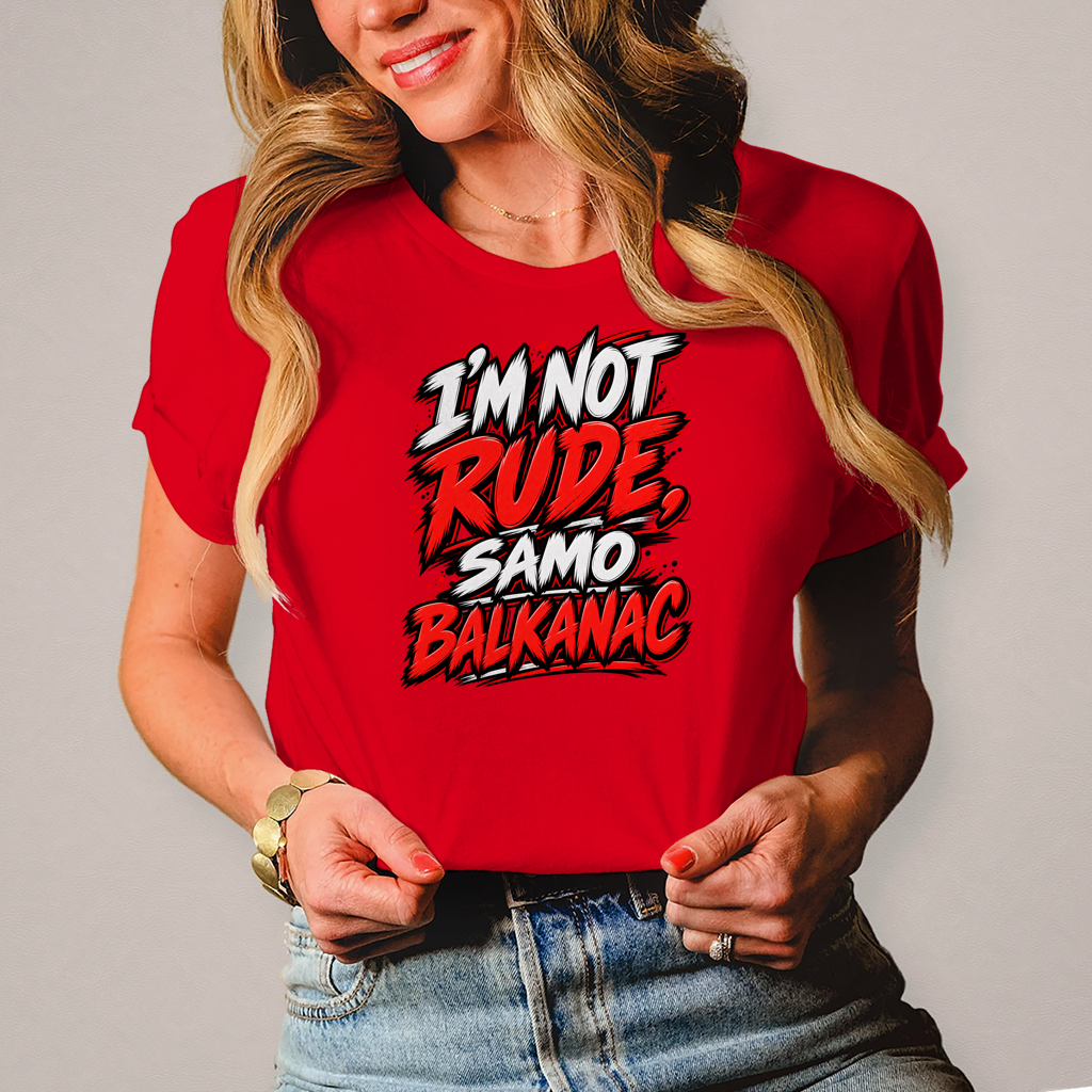 Damen T-Shirt I am not rude