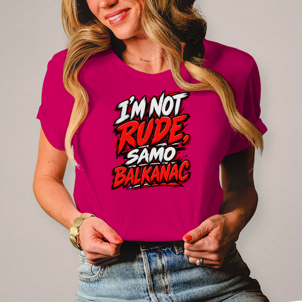 Damen T-Shirt I am not rude