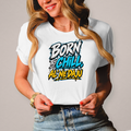 Damen T-Shirt Born to chill al ne daju